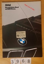 BMW 524 td TURBO DIESEL E28