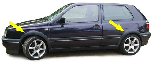 Radläufe garde boue plastique - garde-boue,