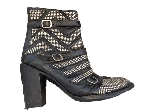 Superbe boots cuir noir - cuir,