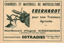 Publicité ancienne charrues