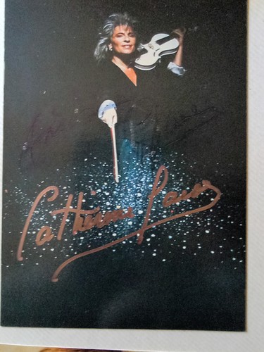 Autographe catherine lara - autographe, de
