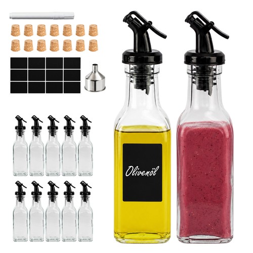 Bouteilles huile verre - d'huile, en