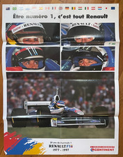 POSTER GEANT - RENAULT F1