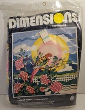 Dimensions Needlepoint Kit Parrot Sunrise 1977 