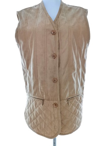 Vintage gilet beige velours - vintage,