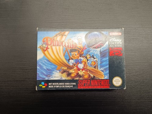 Pinocchio super nintendo snes - super,