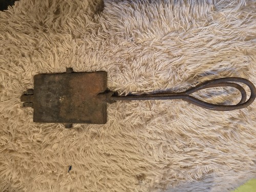 Ancien gaufrier fonte - ancien, en
