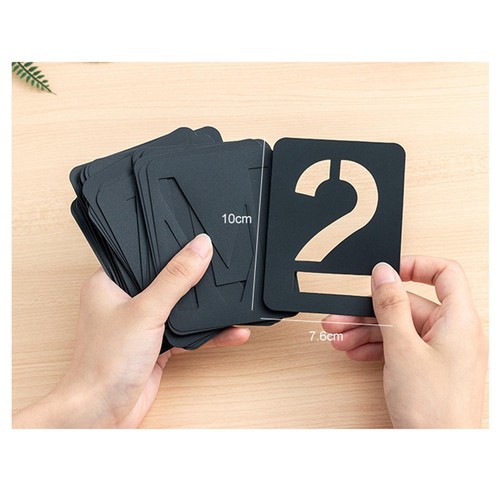 42x alphabet lettre pochoirs - 42x,