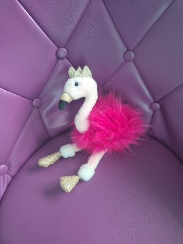 Peluche doudou flamant rose - flamant,