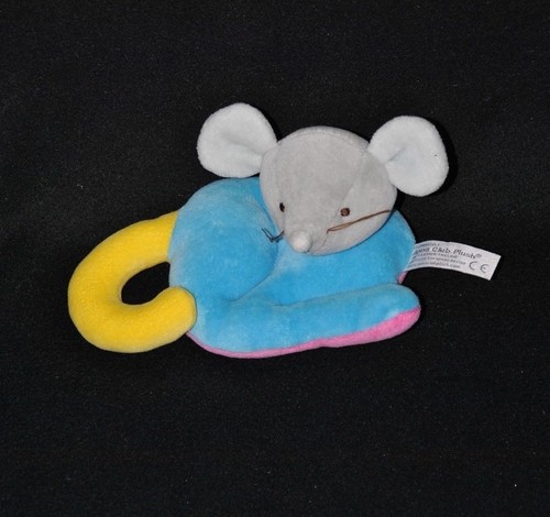 Peluche doudou souris gris
