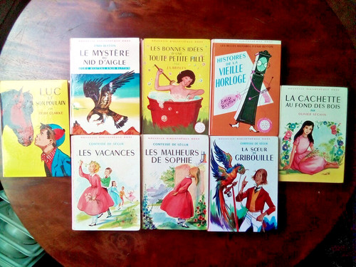 Lot livres bibliothèque - de, 8