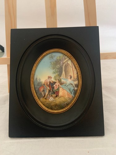 Peinture miniature ancienne - peinture,