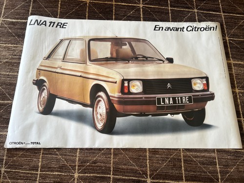 Affiche pub citroën lna re - affiche,
