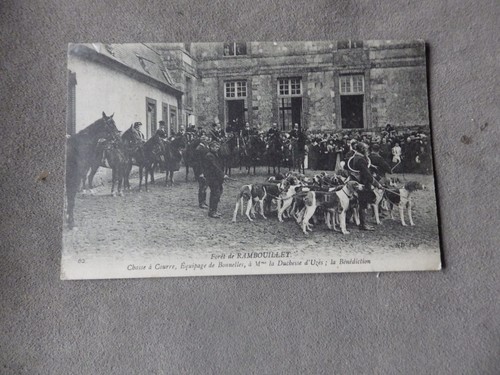 Cpa chasse courre en - chasse,