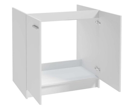 Meuble cuisine blanc pour - de,