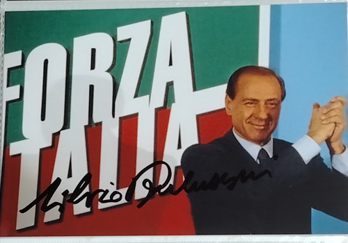 Autograph silvio berlusconi - silvio,