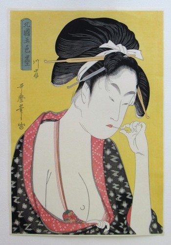 Estampe japonaise utamaro - estampe,