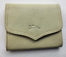 Longchamp Small Snap Wallet Ivory