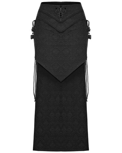 Jupe gothique jacquard - jupe,