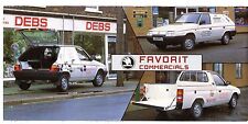 Skoda Favorit Freeway Van & Foreman Pick-Up 1992-93 UK Market Foldout Brochure