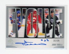 2020-21 SP Signature Edition Legends E8 John Tonelli Evolve Silver Foil Auto /35
