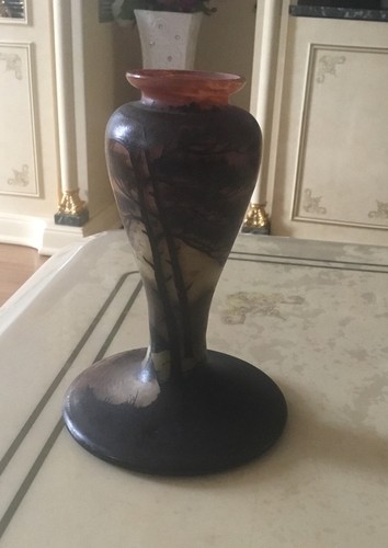 Daum nancy vase pate de - nancy,