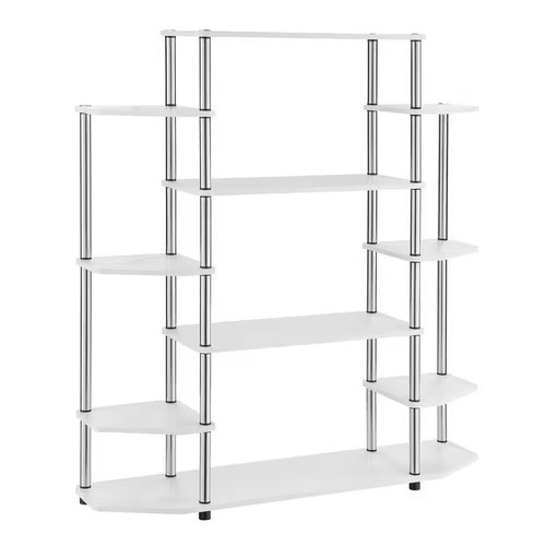 White metal 10 - white, 10-shelf