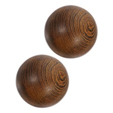  Boule De Fitness En Bois Massif Masseur Paume Boules D'exercice Pour Mains