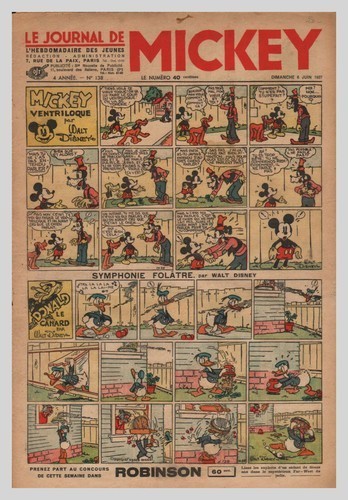 Journal mickey 138 du - journal, n°