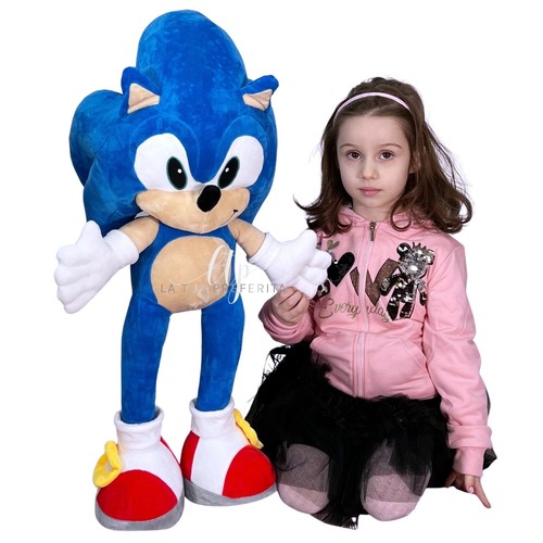 Sonic peluche 80cm - sonic, the