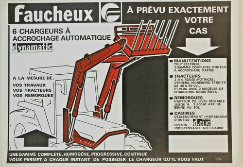 Prospectus brochure faucheux - prospectus,