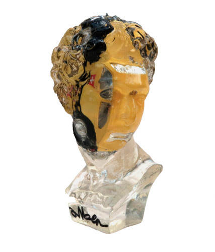 Buste michelange david résine - michelange,