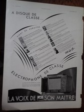 électrophone LA VOIX DE SON