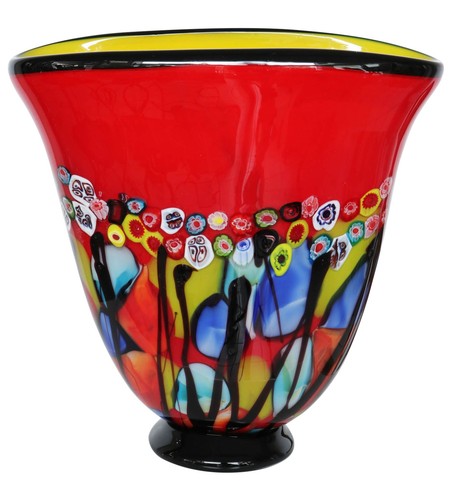 Vase verre sculpture murano - en,