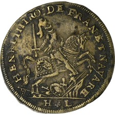 [#394715] France, Token, Henri IV Le Grand, 1610, Brass, EF