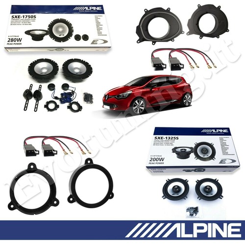 Kit haut parleurs alpine 4ω - haut-parleurs,