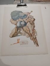 DALI Bois gravé sur papier