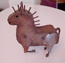  ANCIEN  CHEVAL en tôle De