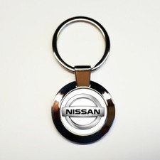 Porte-clés  acier inoxydable rond NISSAN