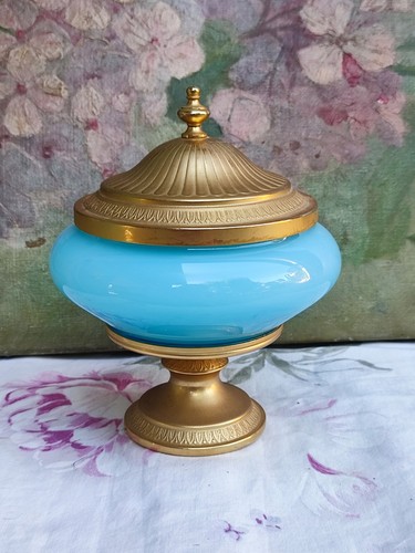 Ancien drageoir opaline - ancien,