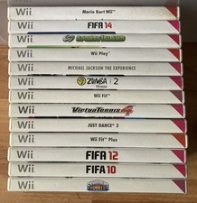 NINTENDO WII Lot 13 Jeux Vidéo Version PAL (Mario Kart, Just Dance, Skylanders)