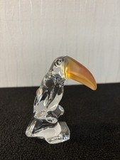Toucan bec ambre en cristal