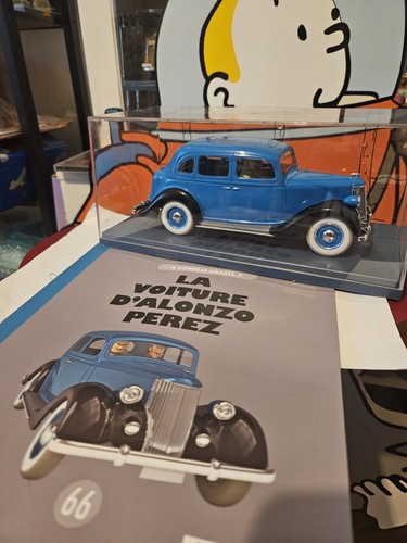 Grande voiture tintin kuifje - tintin,