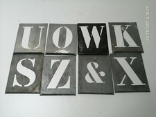 POCHOIR ANCIEN EN ZINC "8