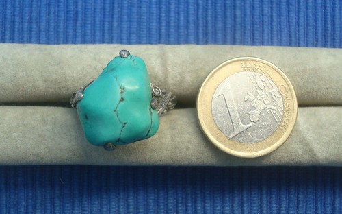 B36 belle bague argent - bague, massif