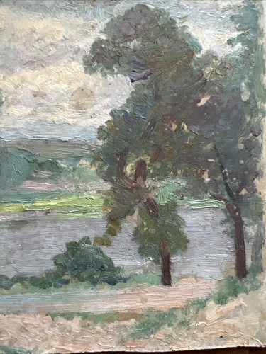 Tableau huile carton - huile, vers