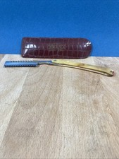 Antique Perma Tapered Cabbage Cutter Razor with Case