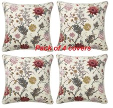 Pack of 4 IKEA NASSELKLOCKA Cushion cover,off-white/floral pattern,50x50cm New