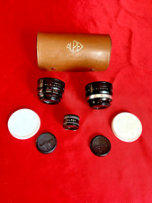 Alpex Aux. Wide Angle and Telephoto Lens Attachments In Case 60721 & 60632 B18