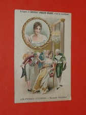 CHROMO 1900-1914 CHOCOLAT POULAIN FEMMES CELEBRES MADAME RECAMIER